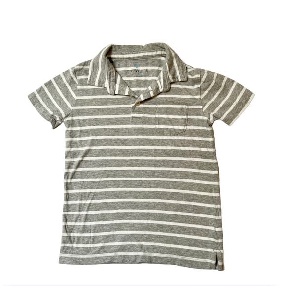 Crewcuts Striped Polo Shirt Size 6-7 - Picture 1 of 5